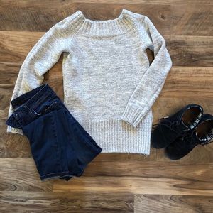 Boat neck wool sweater White House Black Market